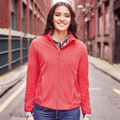 Women's full-zip fitted microfleece