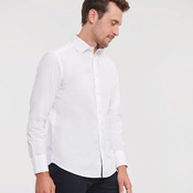 Long sleeve easycare fitted shirt