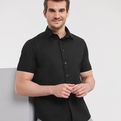 Short sleeve easycare fitted shirt