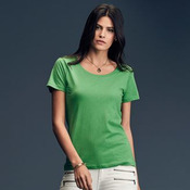 Anvil women's featherweight scoop tee