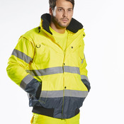 Hi-vis contrast bomber jacket (C465)