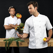 Ambassador short sleeve chef's jacket