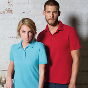 Anvil adult double piqué polo