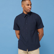 Wicking antibacterial short sleeve shirt