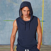 Sleeveless fleece sweatshirt